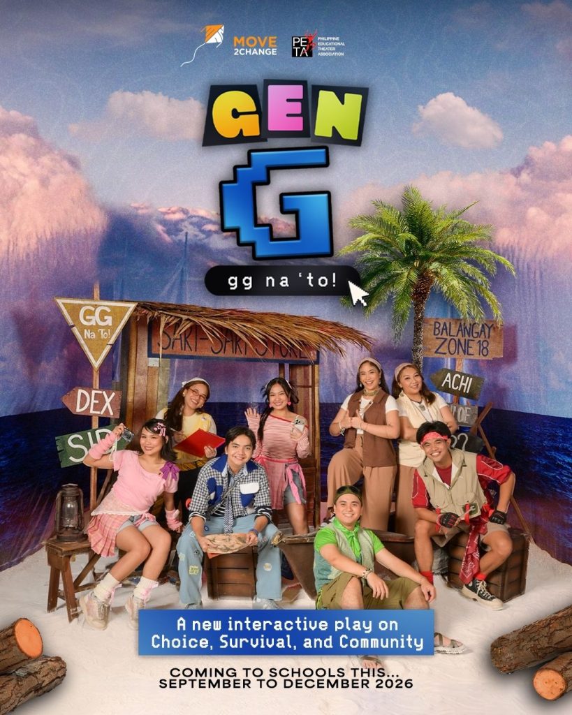 Official promotional poster for Gen G: GG na 'to!, an interactive theatrical production by PETA and Move to Change Foundation
